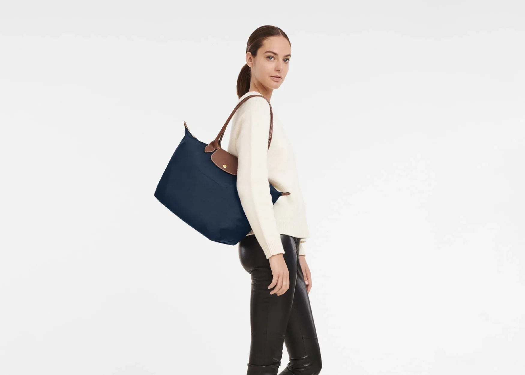 Longchamp Le Pliage Original Large Tote Bag Navy