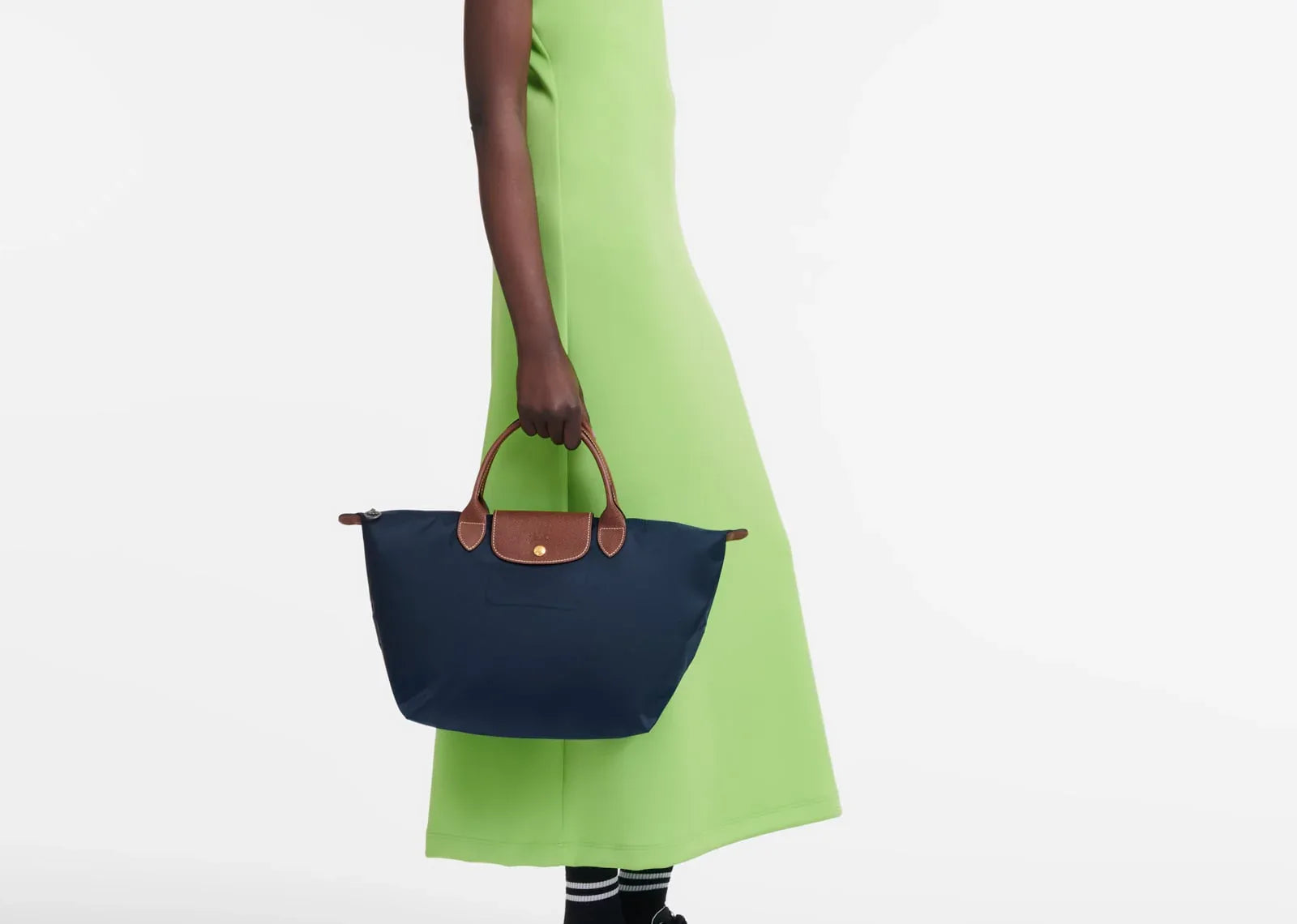 Longchamp Le Pliage Original Medium Handbag Navy