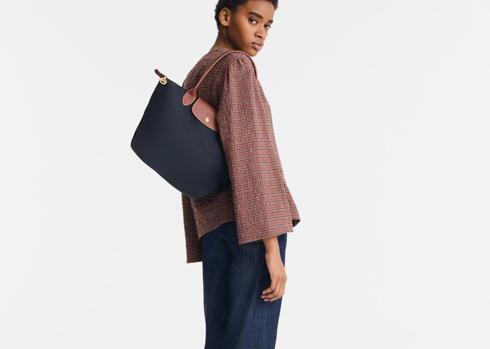 Longchamp Le Pliage Original Medium Tote Bag Black