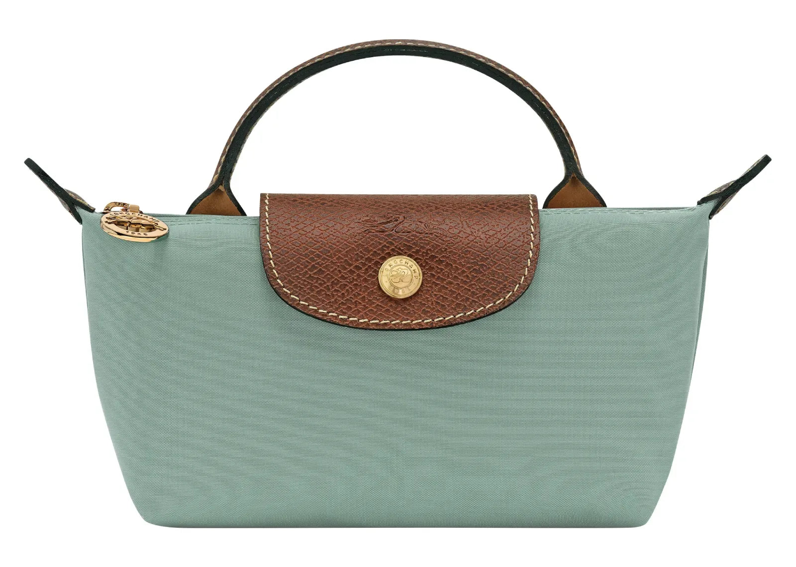 Longchamp Le Pliage Original Pouch With Handle Celadon