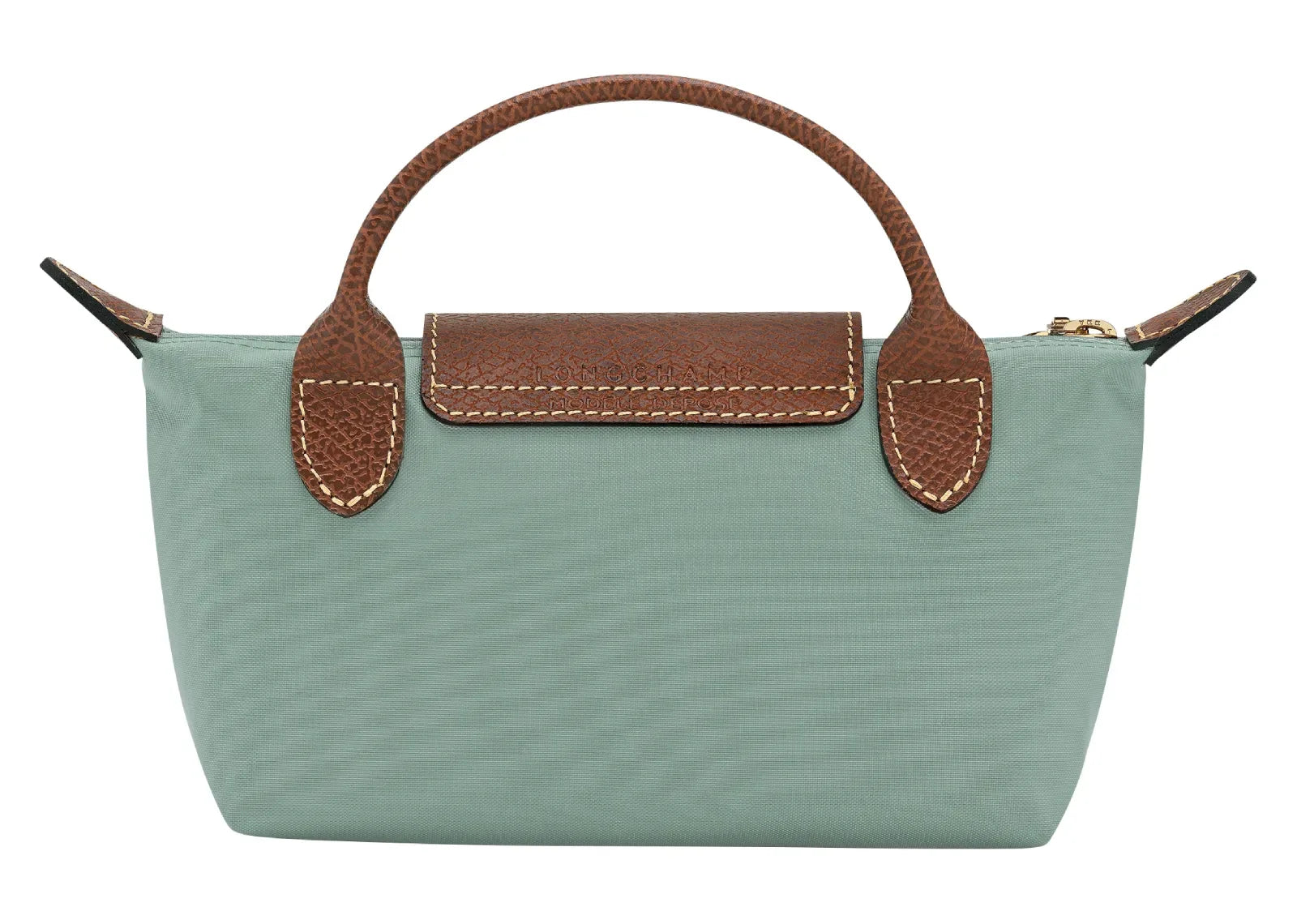 Longchamp Le Pliage Original Pouch With Handle Celadon