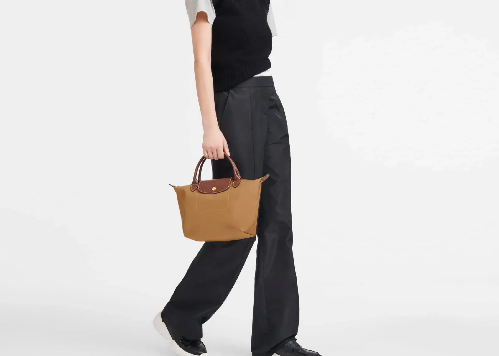 Longchamp Le Pliage Original Small Handbag Fawn