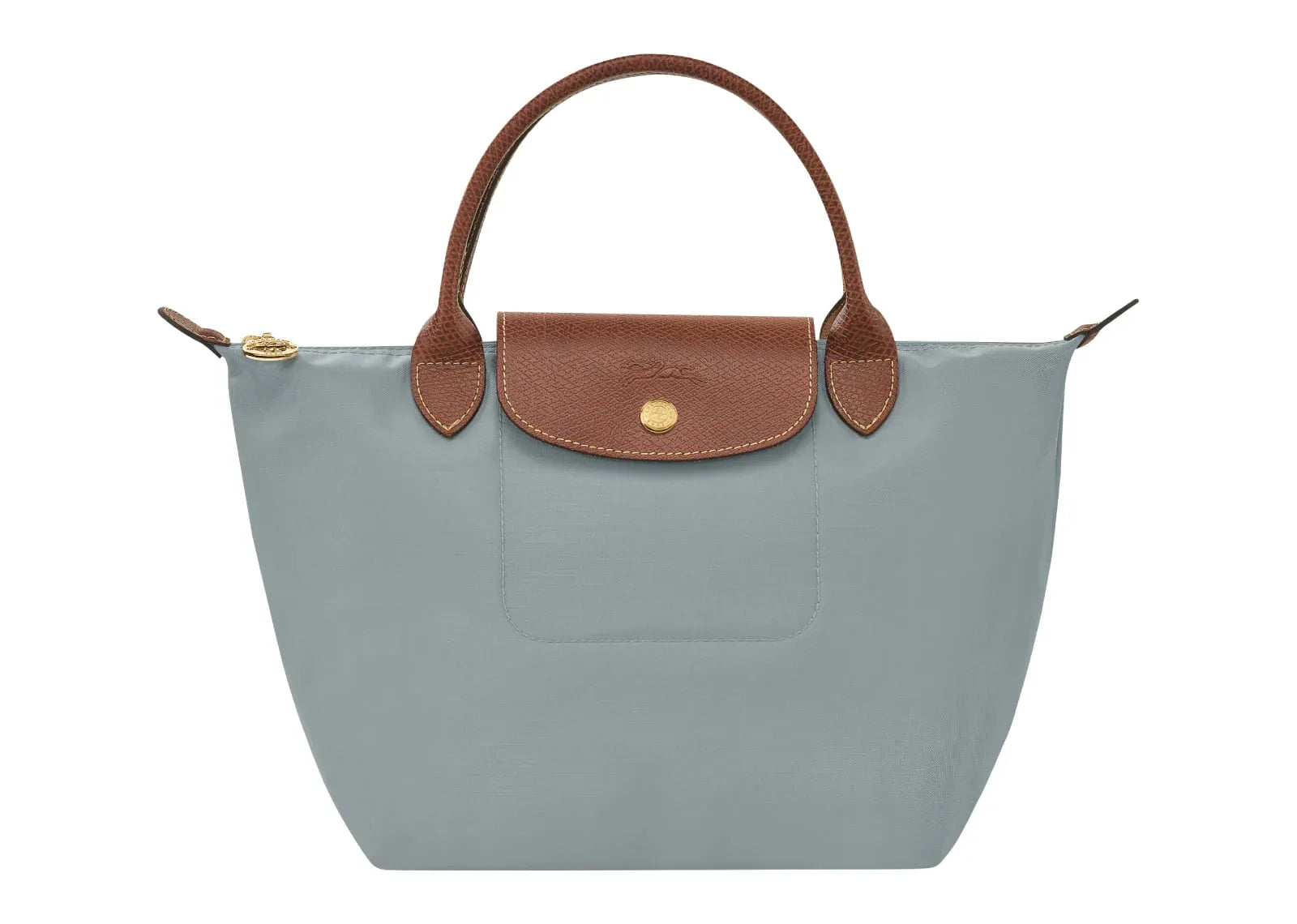Longchamp Le Pliage Original Small Handbag Steel