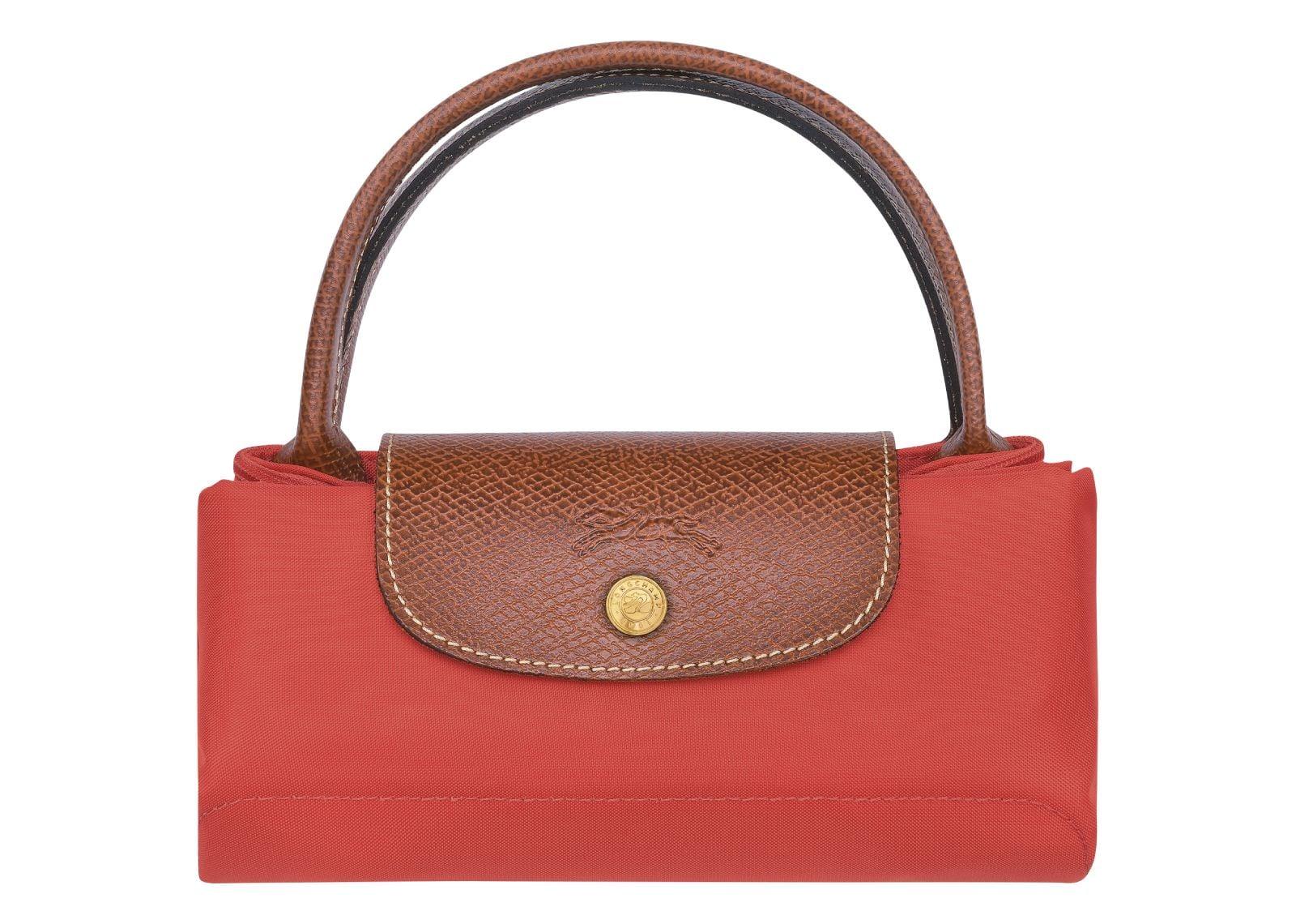 Longchamp Le Pliage Original Small Handbag Tomato