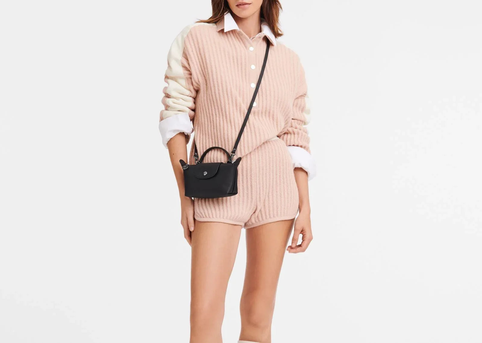 Longchamp Le Pliage Xtra XS Pouch Leather Black