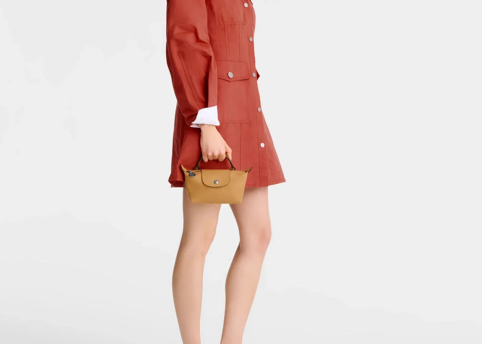 Longchamp Le Pliage Xtra XS Pouch Leather Honey