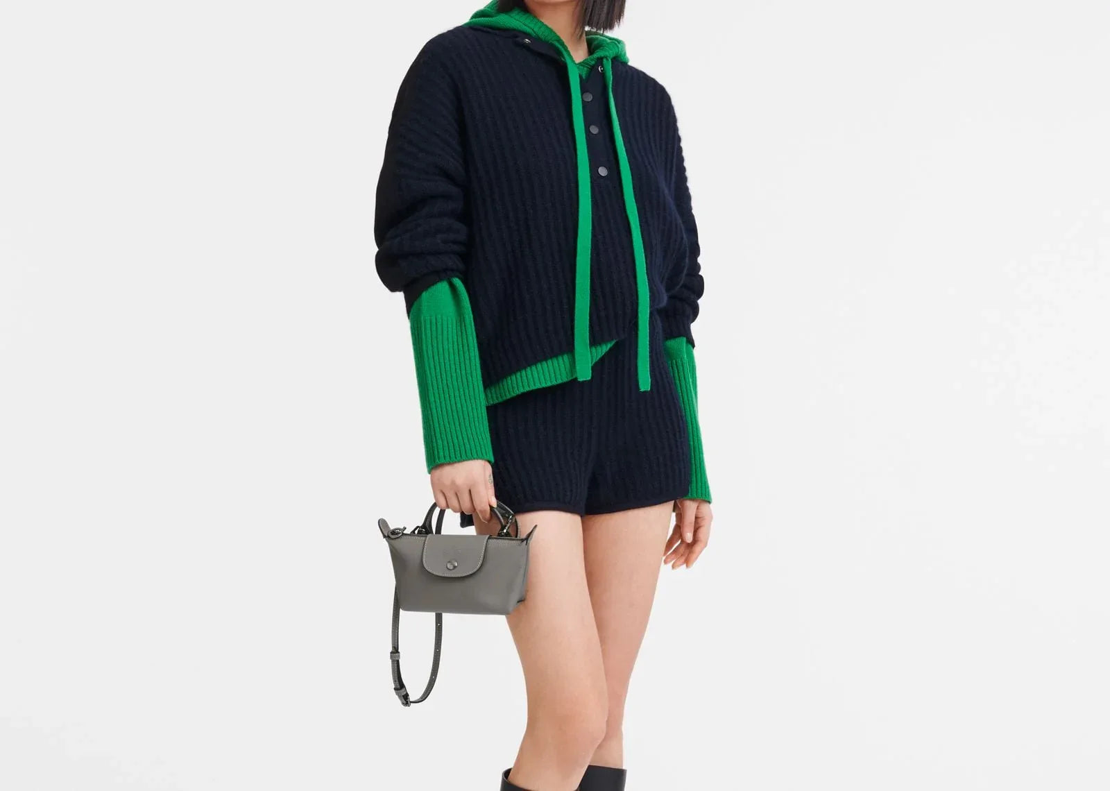 Longchamp Le Pliage Xtra XS Pouch Leather Turtledove