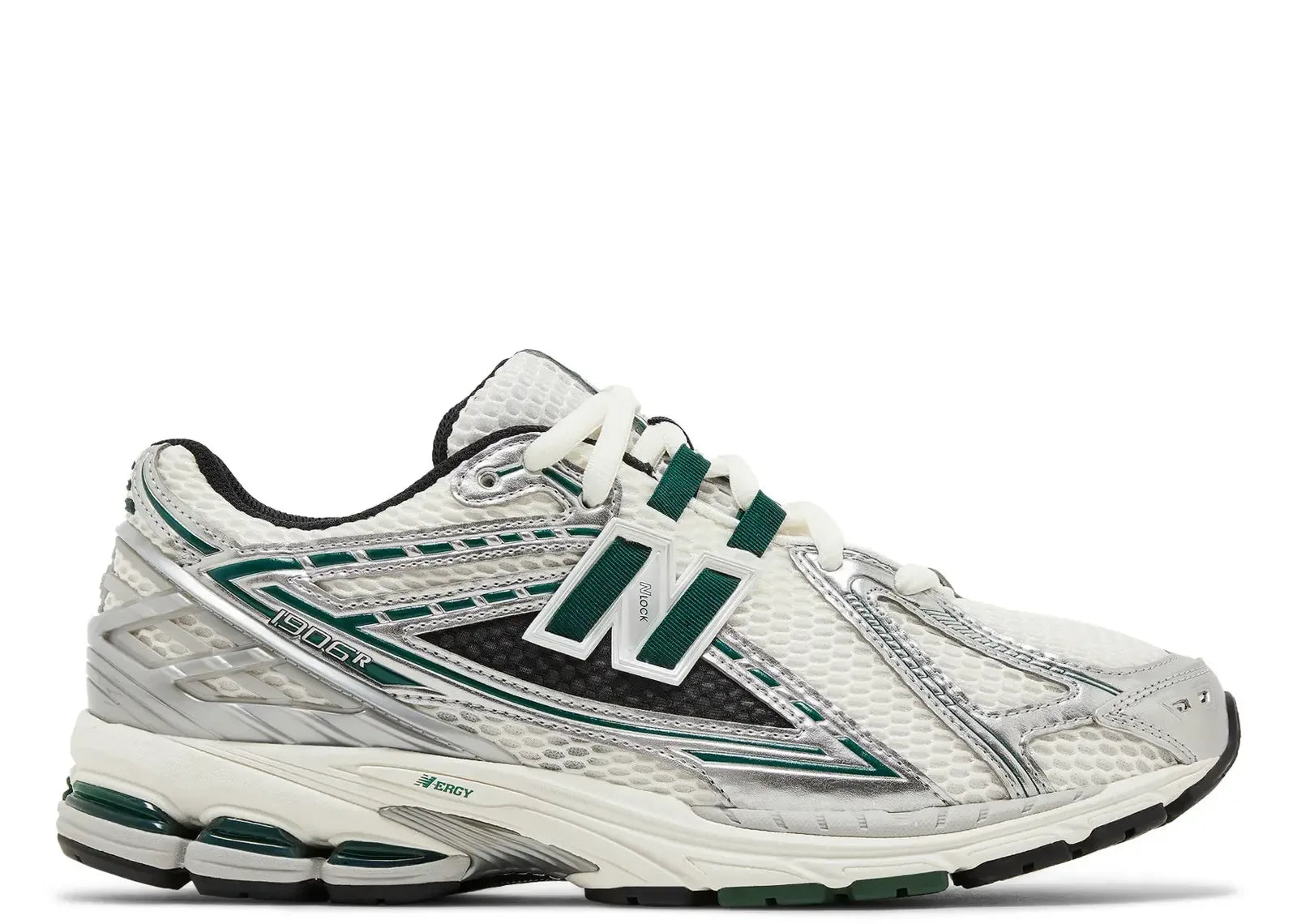 New Balance 1906R Silver Metallic Nightwatch Green