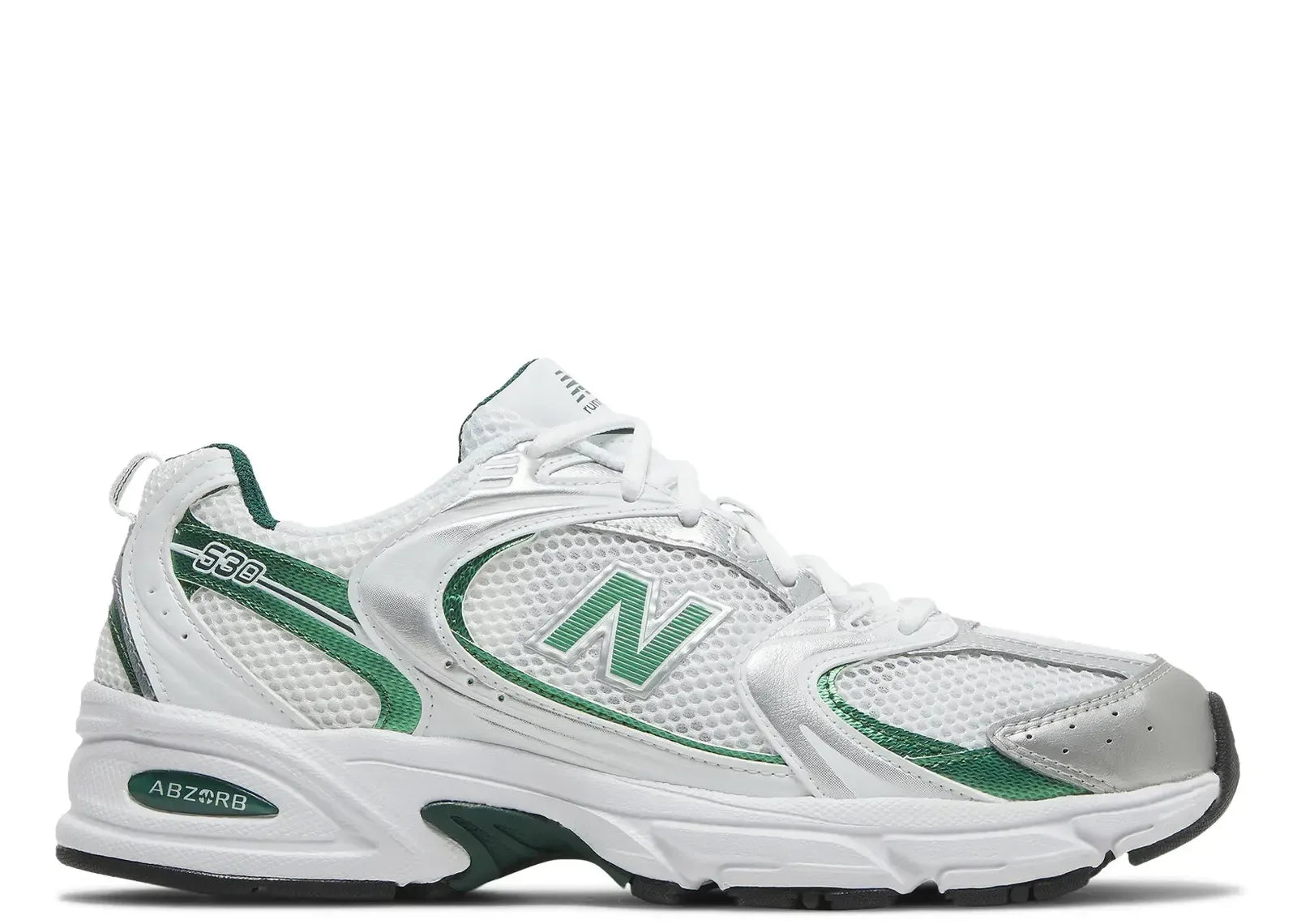 New Balance 530 White Nightwatch Green
