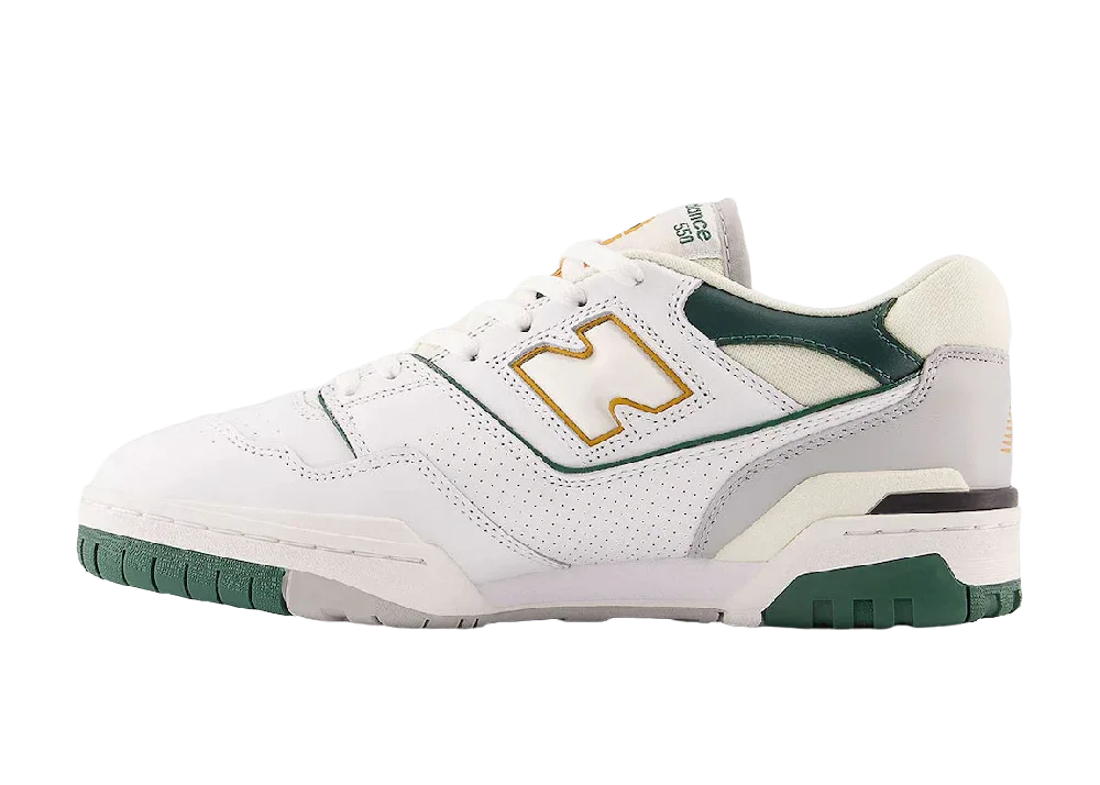 New Balance 550 White Nightwatch Green