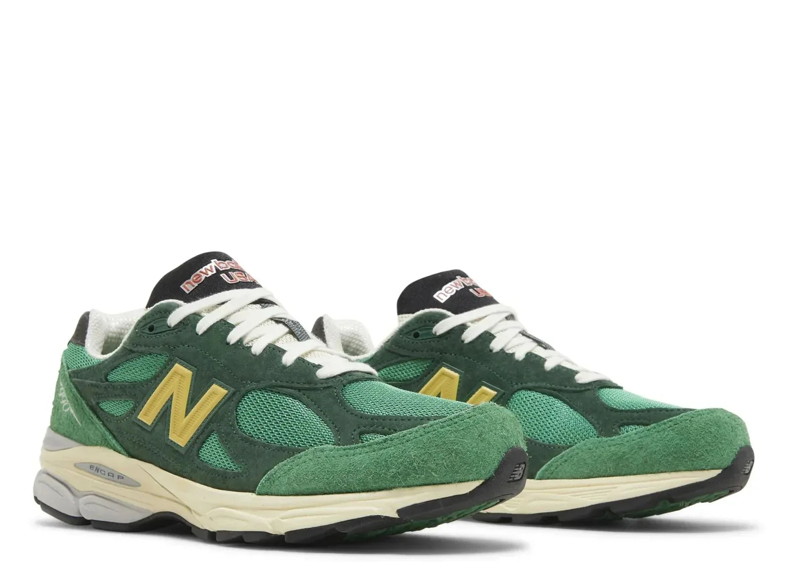 New Balance 990v3 MiUSA Varsity Green Gold