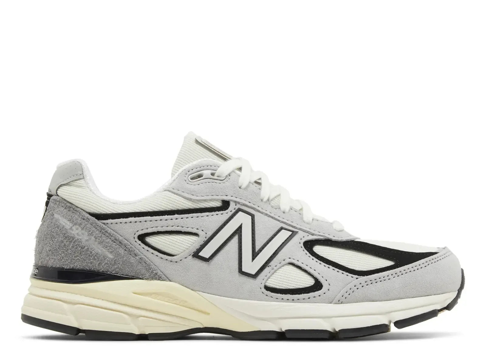 New Balance 990v4 MiUSA Teddy Santis Grey Black Cream