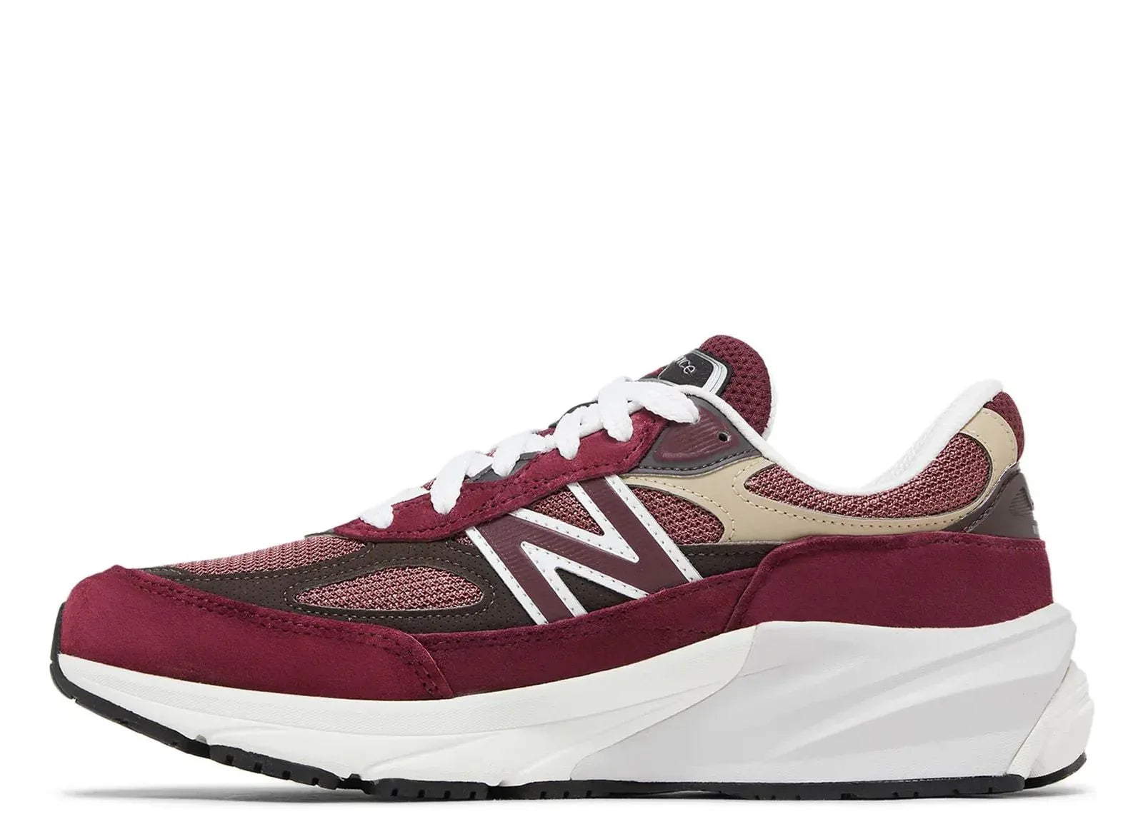 New Balance 990v6 MiUSA Teddy Santis Burgundy Tan