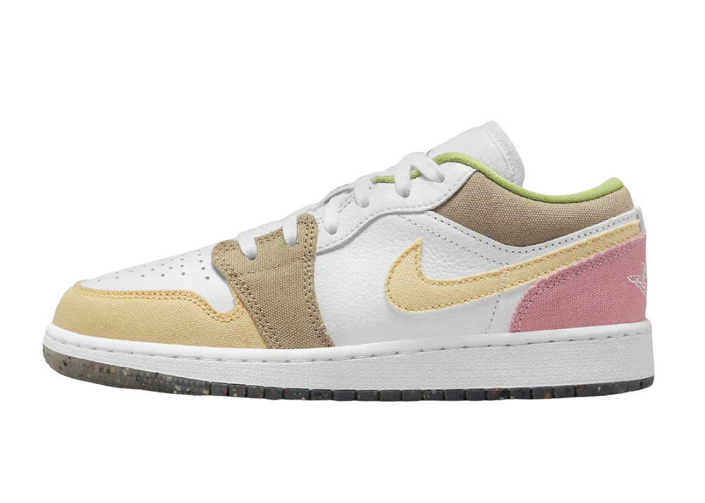 Nike Air Jordan 1 Low Pastel Grind Vivid Green (GS)