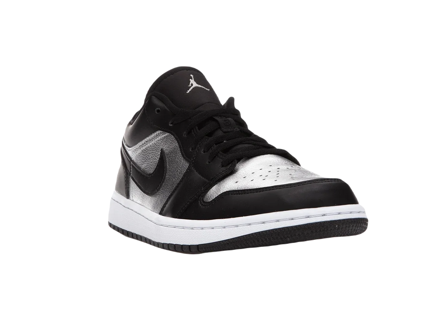 Nike Air Jordan 1 Low SE Black Metallic Silver (W)