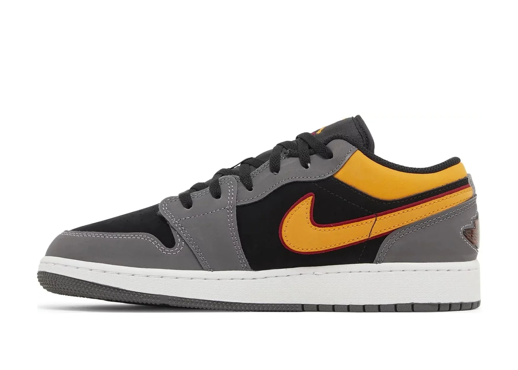 Nike Air Jordan 1 Low SE Light Graphite Vivid Orange (GS)