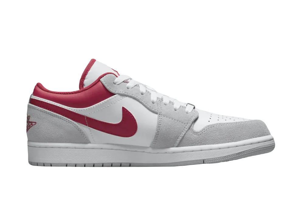 Nike Air Jordan 1 Low SE Light Smoke Grey Gym Red