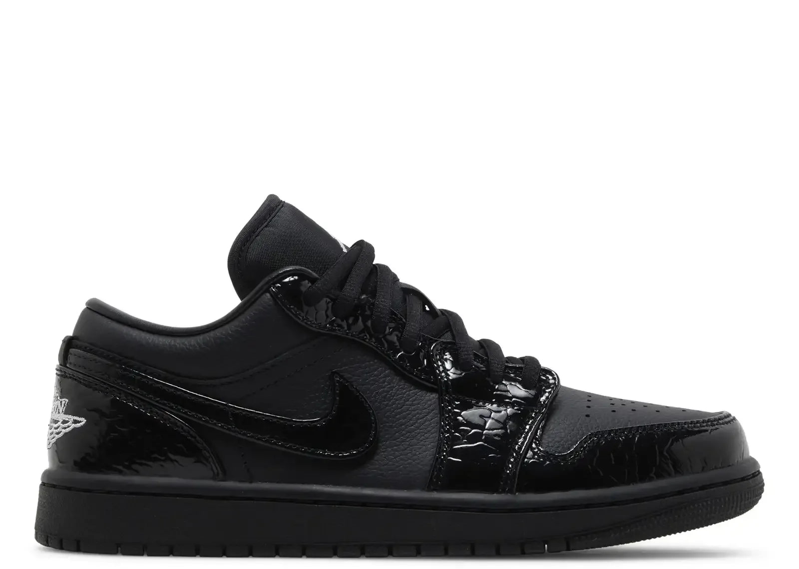 Nike Air Jordan 1 Low SE Patent Elephant Black (W)
