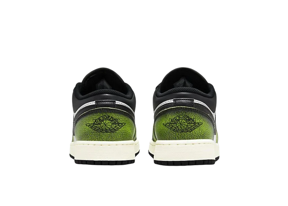 Nike Air Jordan 1 Low White Black Green (GS)