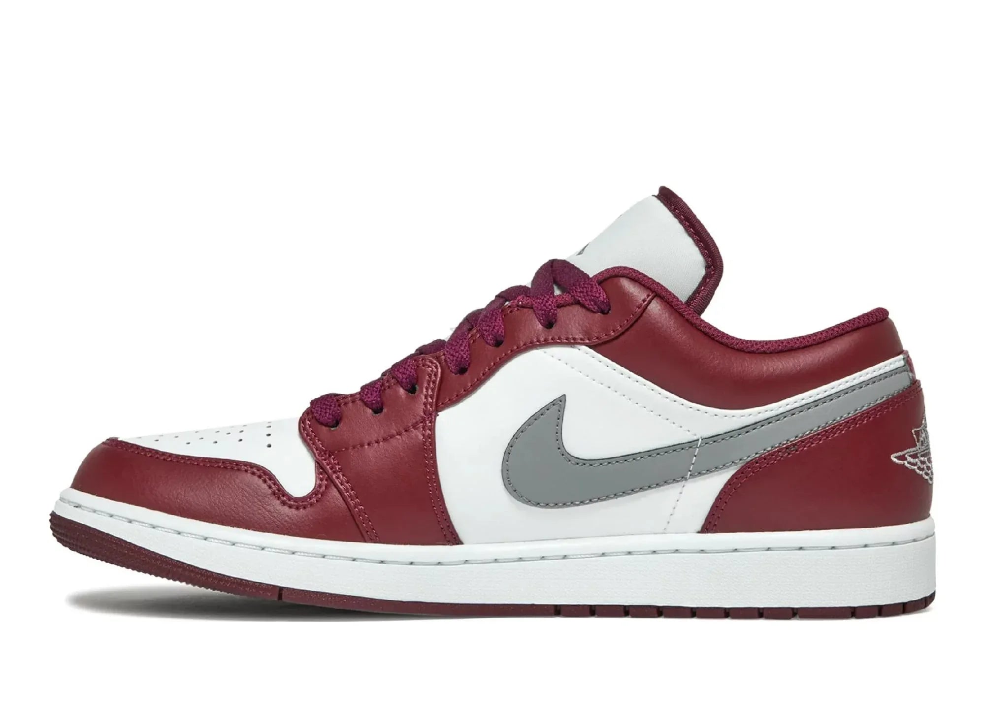 Nike Air Jordan 1 Low White Bordeaux