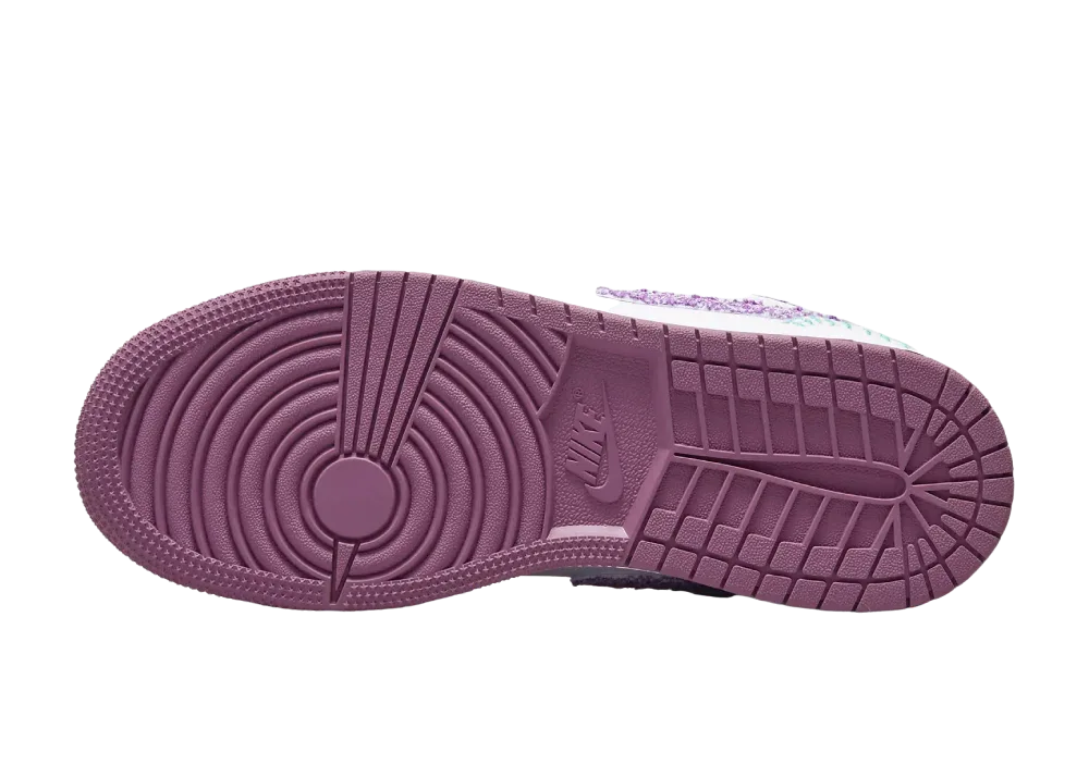 Nike Air Jordan 1 Low White Light Bordeaux (GS)