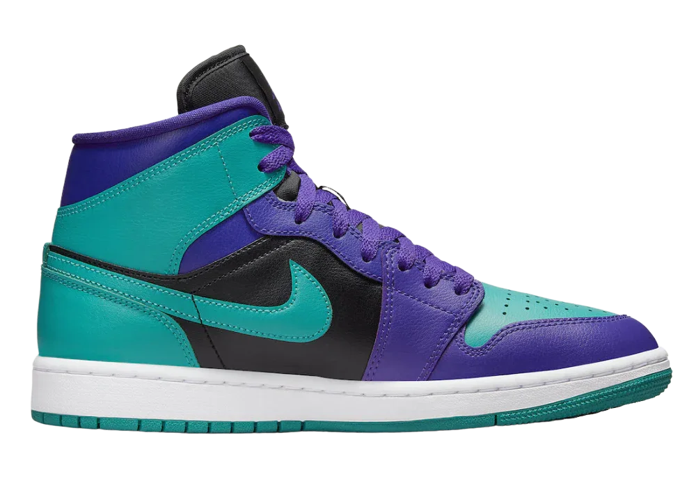 Nike Air Jordan 1 Mid Black Grape (W)