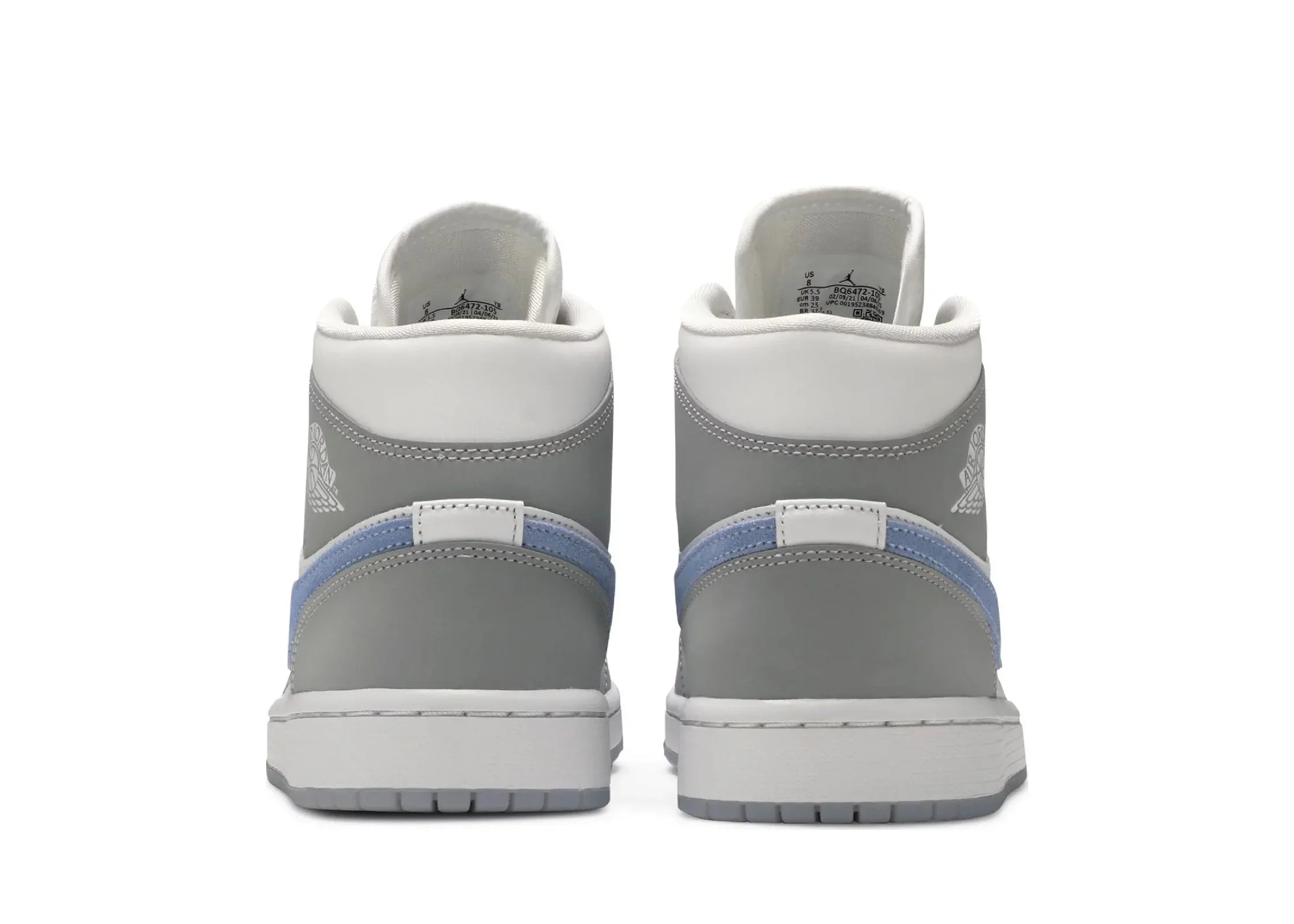 Nike Air Jordan 1 Mid Grey Blue (W)
