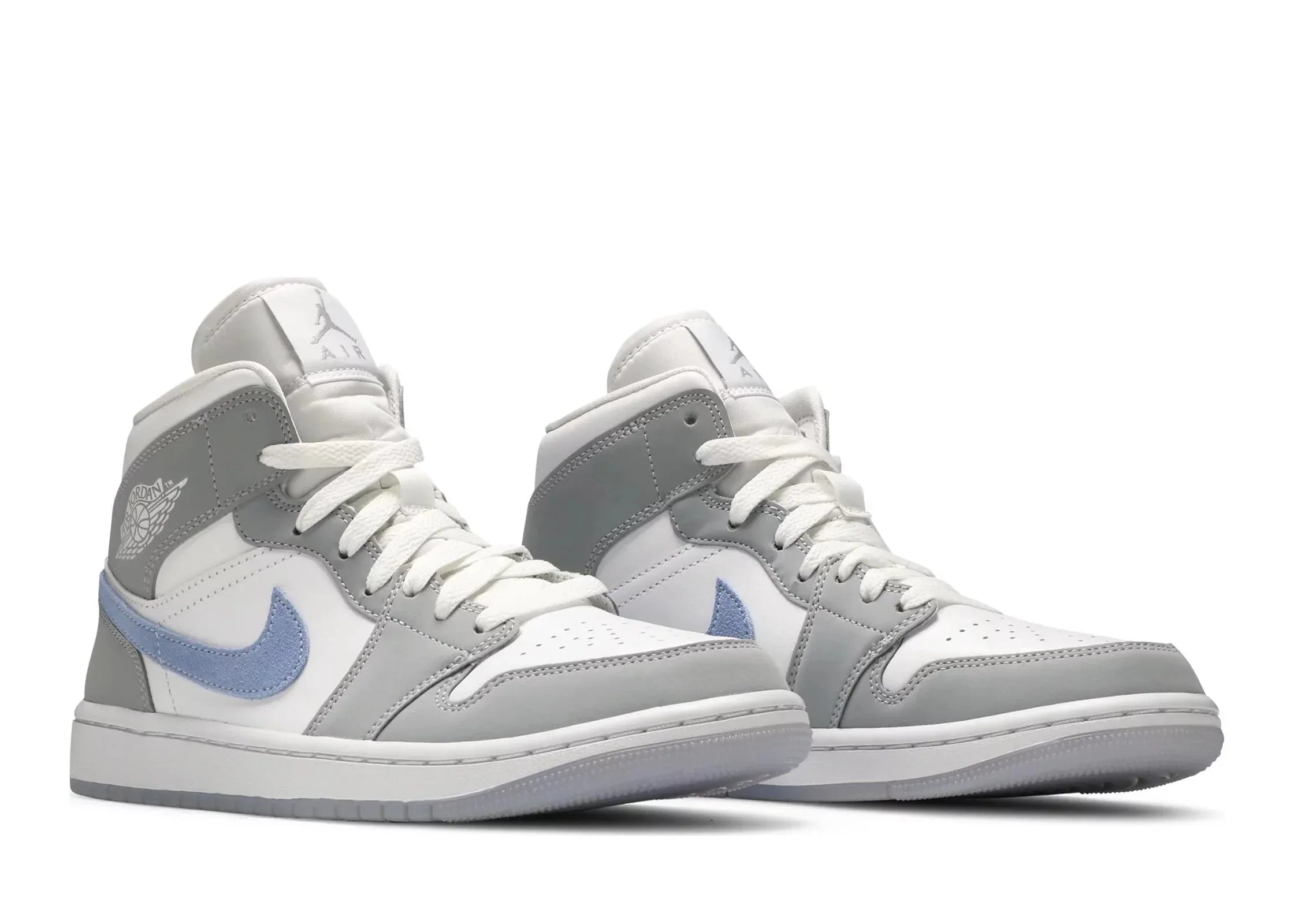 Nike Air Jordan 1 Mid Grey Blue (W)