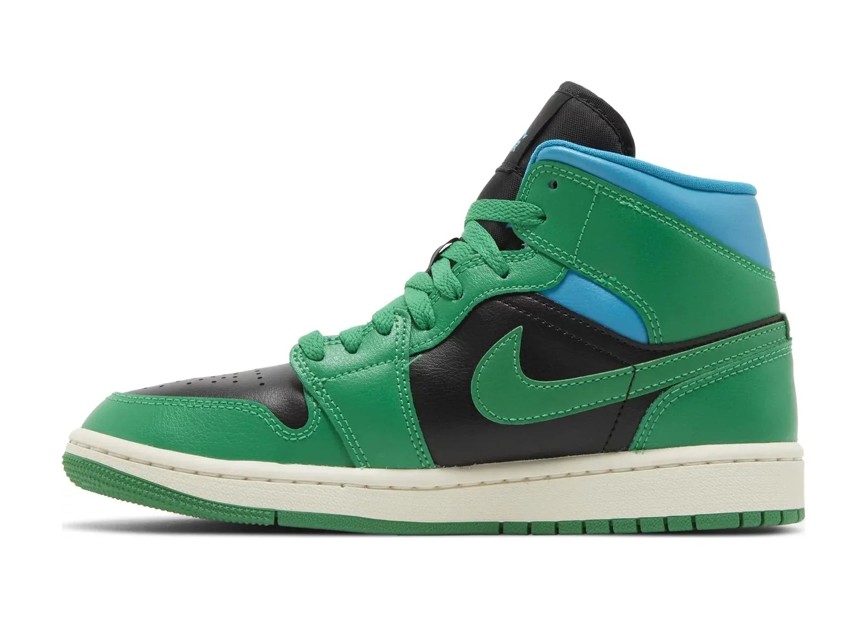 Nike Air Jordan 1 Mid Lucky Green Aquatone (W)