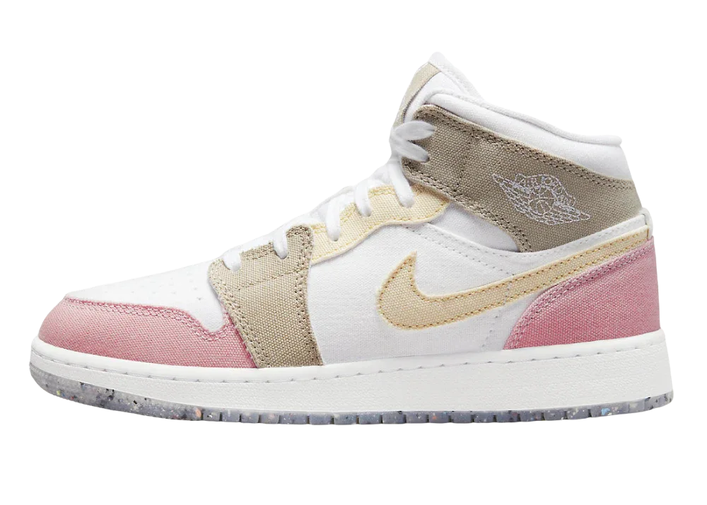 Nike Air Jordan 1 Mid Pastel Grind (GS)