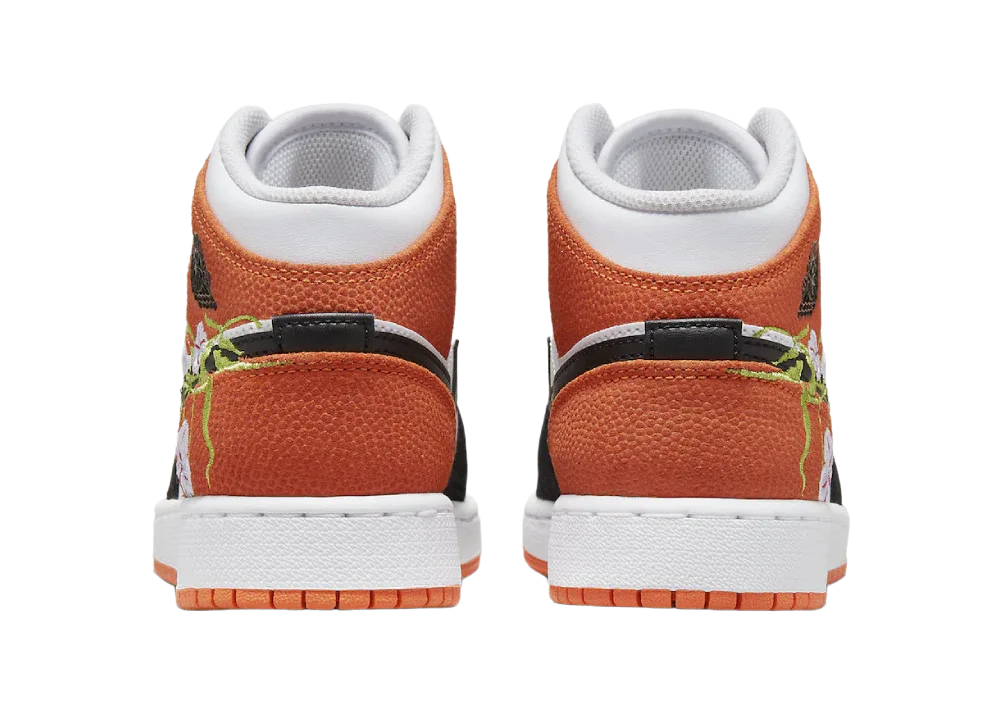 Nike Air Jordan 1 Mid SE Basketball Blossom (GS)