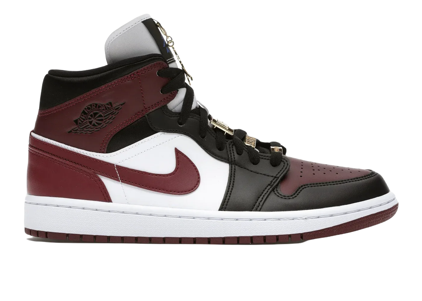 Nike Air Jordan 1 Mid SE Black Dark Beetroot (W)