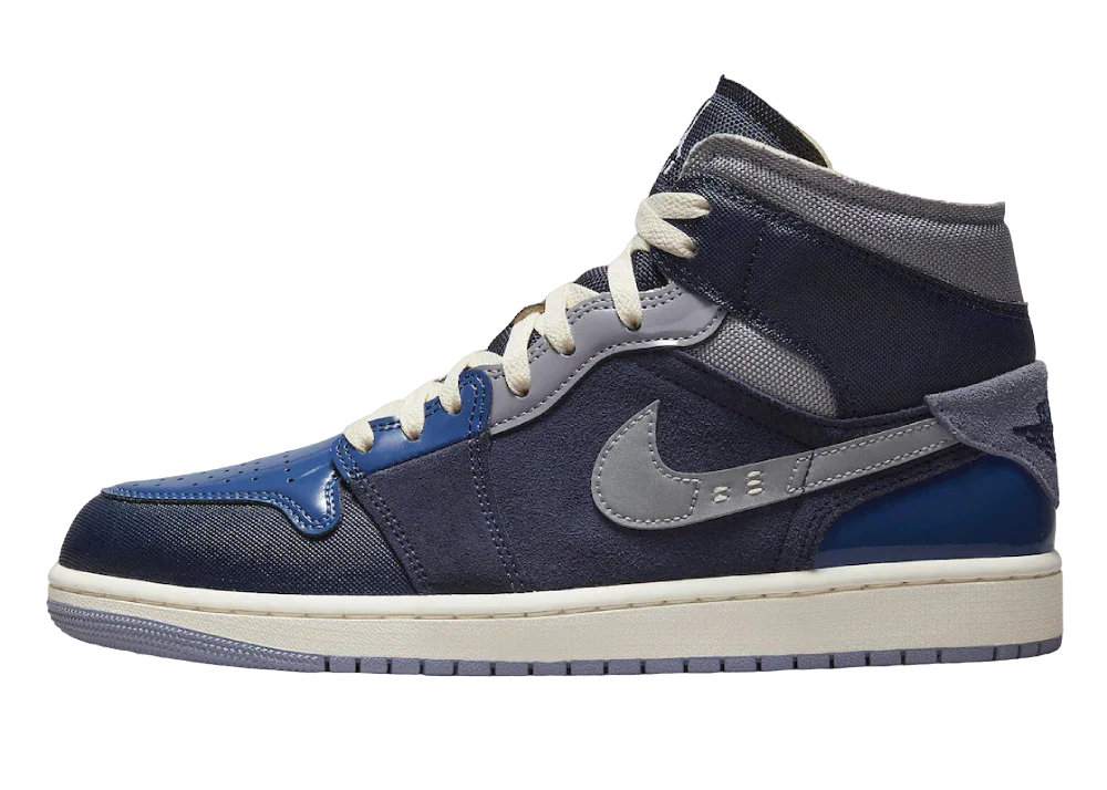 Nike Air Jordan 1 Mid SE Craft Obsidian French Blue