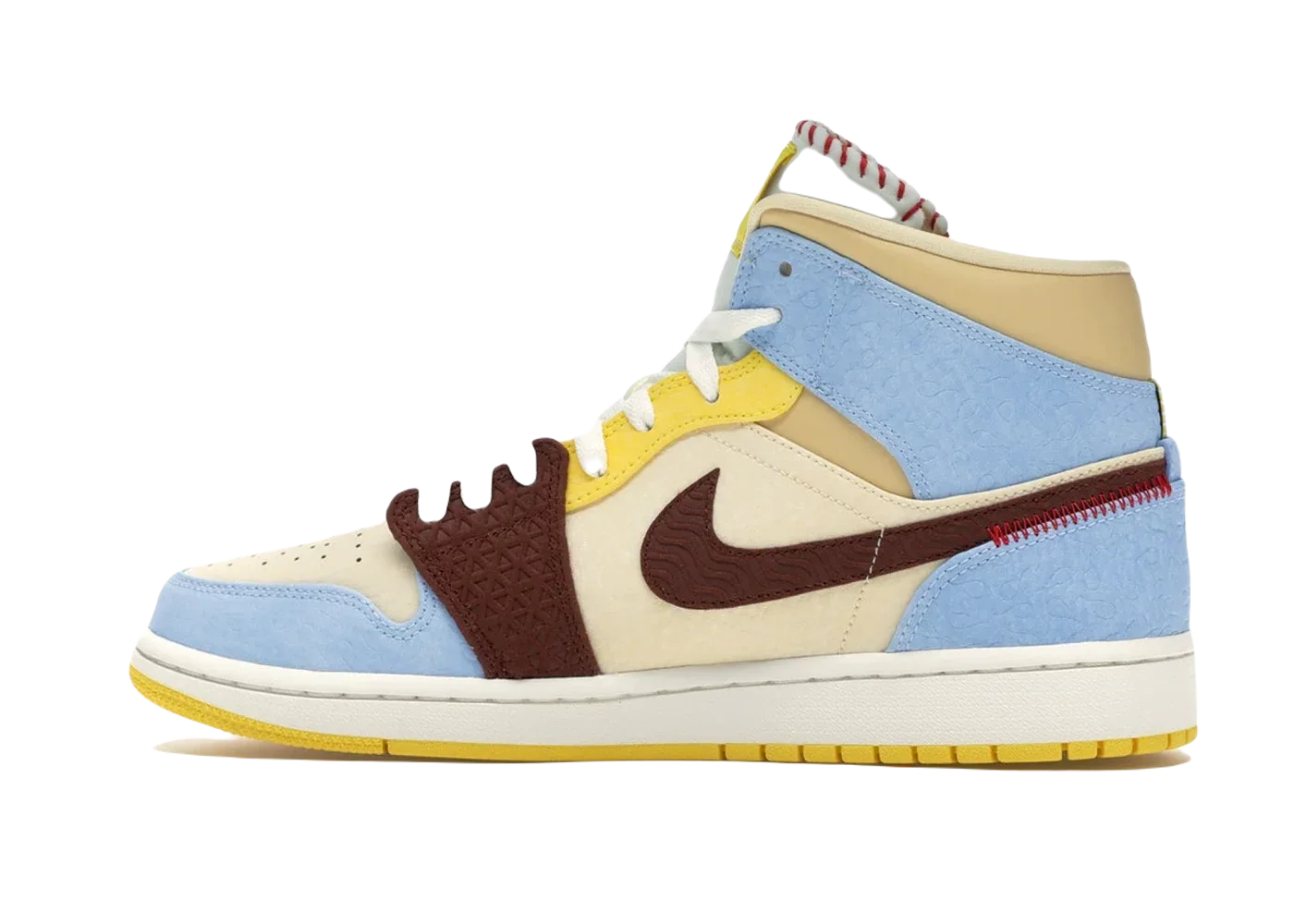 Nike Air Jordan 1 Mid SE Fearless Maison Chateau Rouge