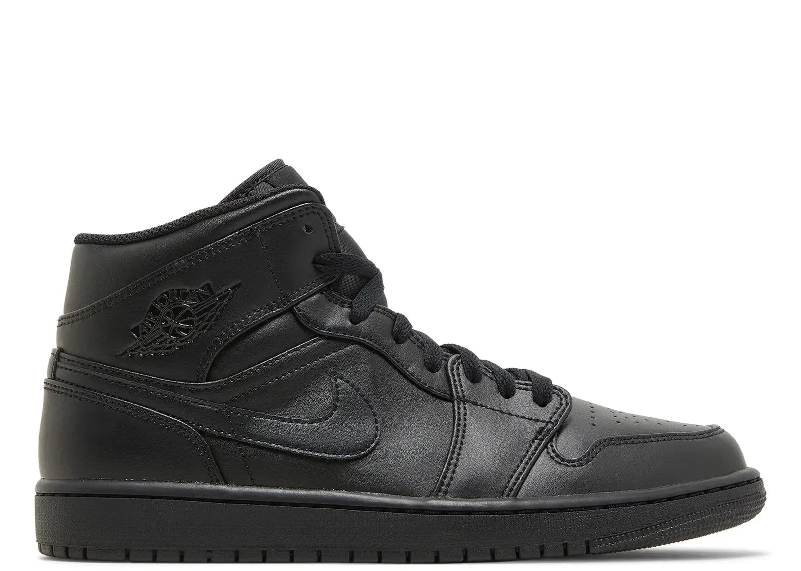Nike Air Jordan 1 Mid Triple Black