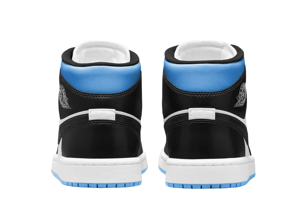 Nike Air Jordan 1 Mid University Black White (W)