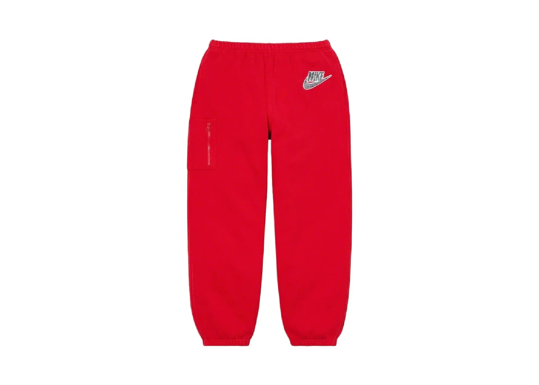 Nike x Supreme Cargo Sweatpants Red