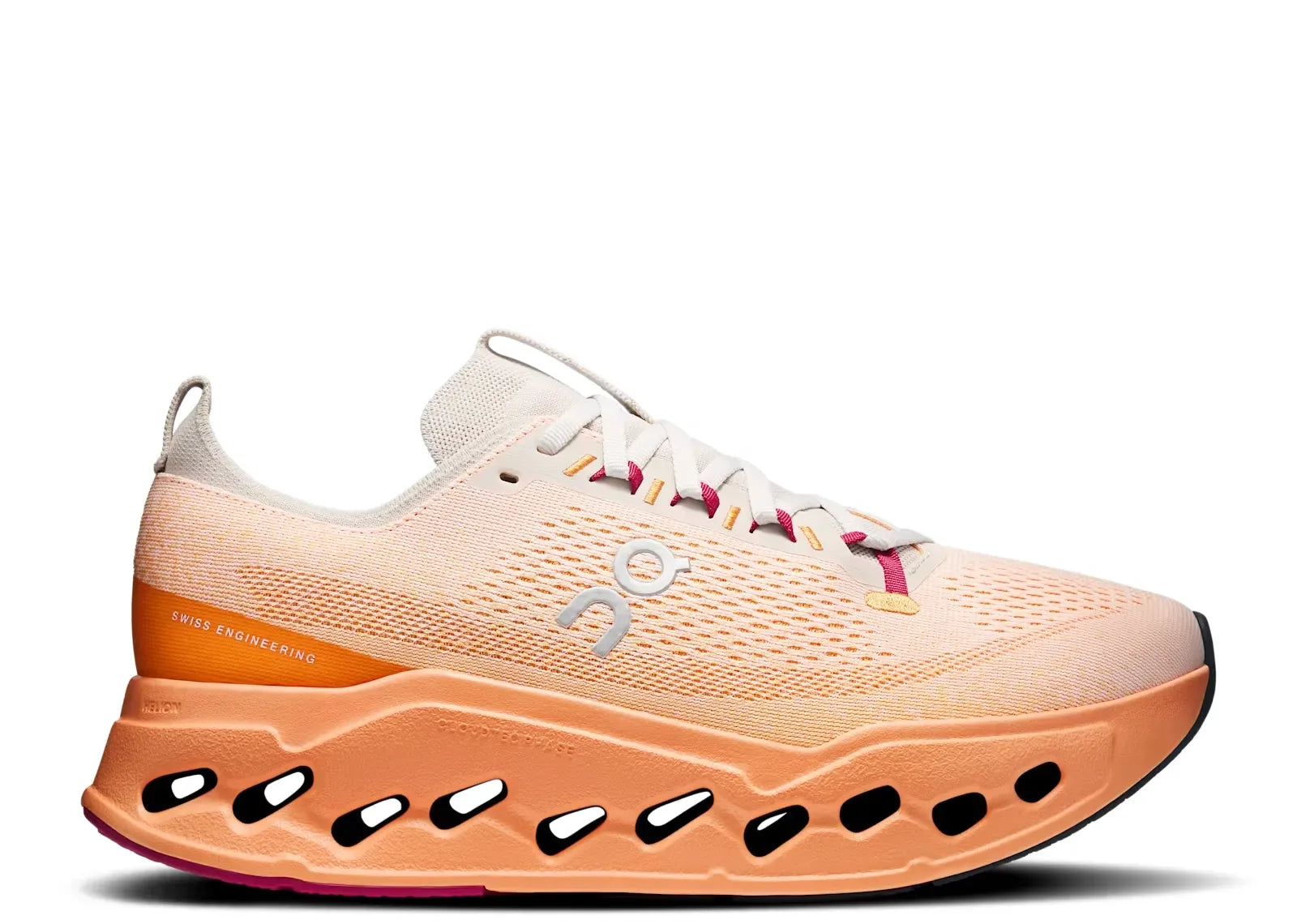 On Running Cloudsurfer Max Pearl Tangerine