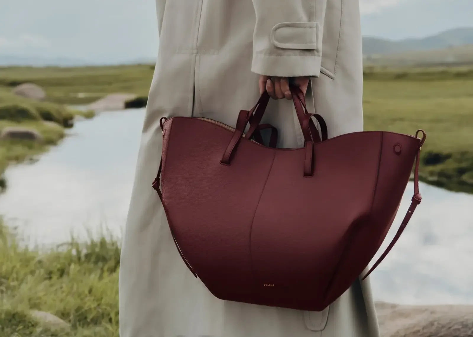 Polène Cyme Edition Textured Black Cherry