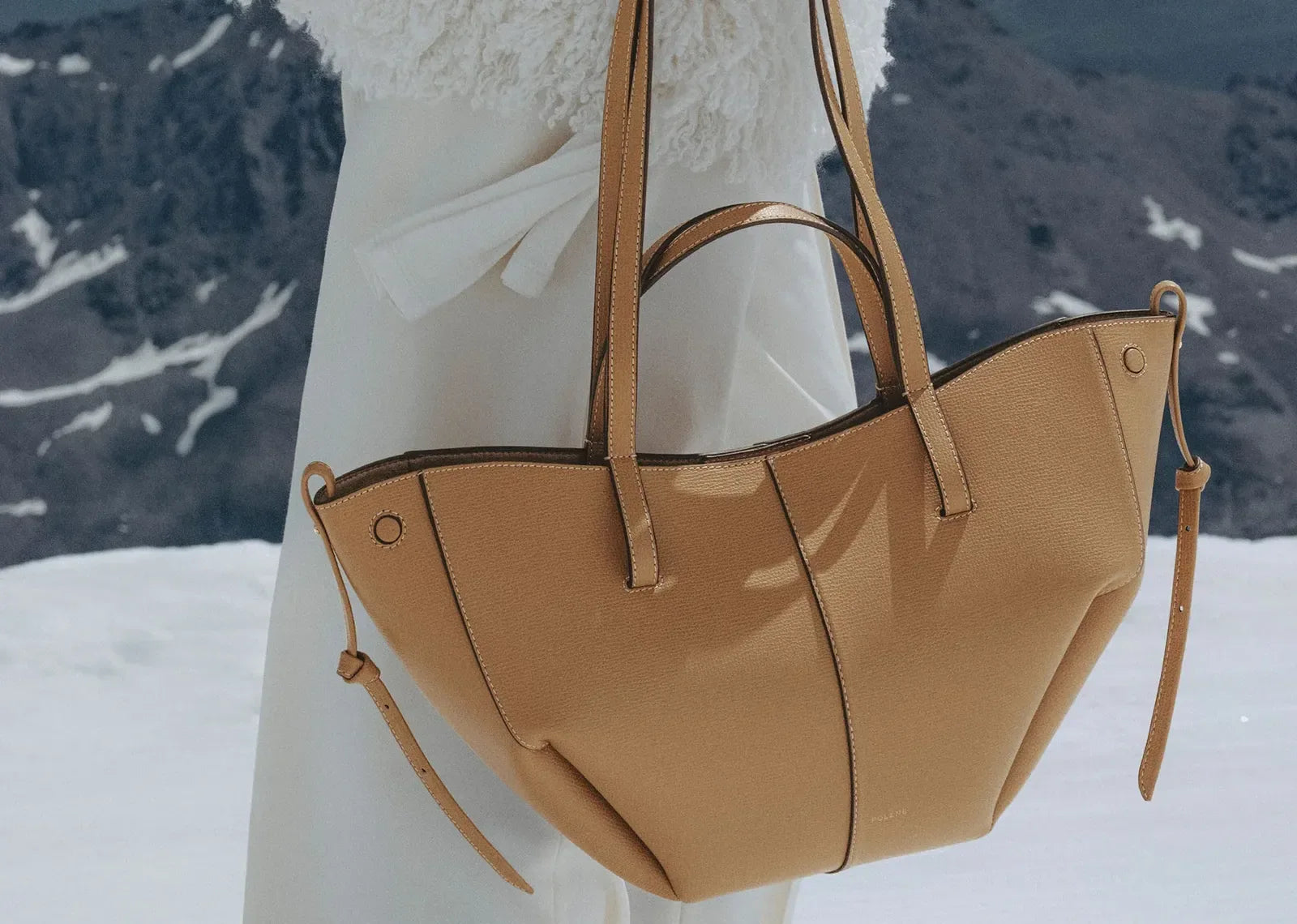 Polène Cyme Mini Edition Textured Ocher