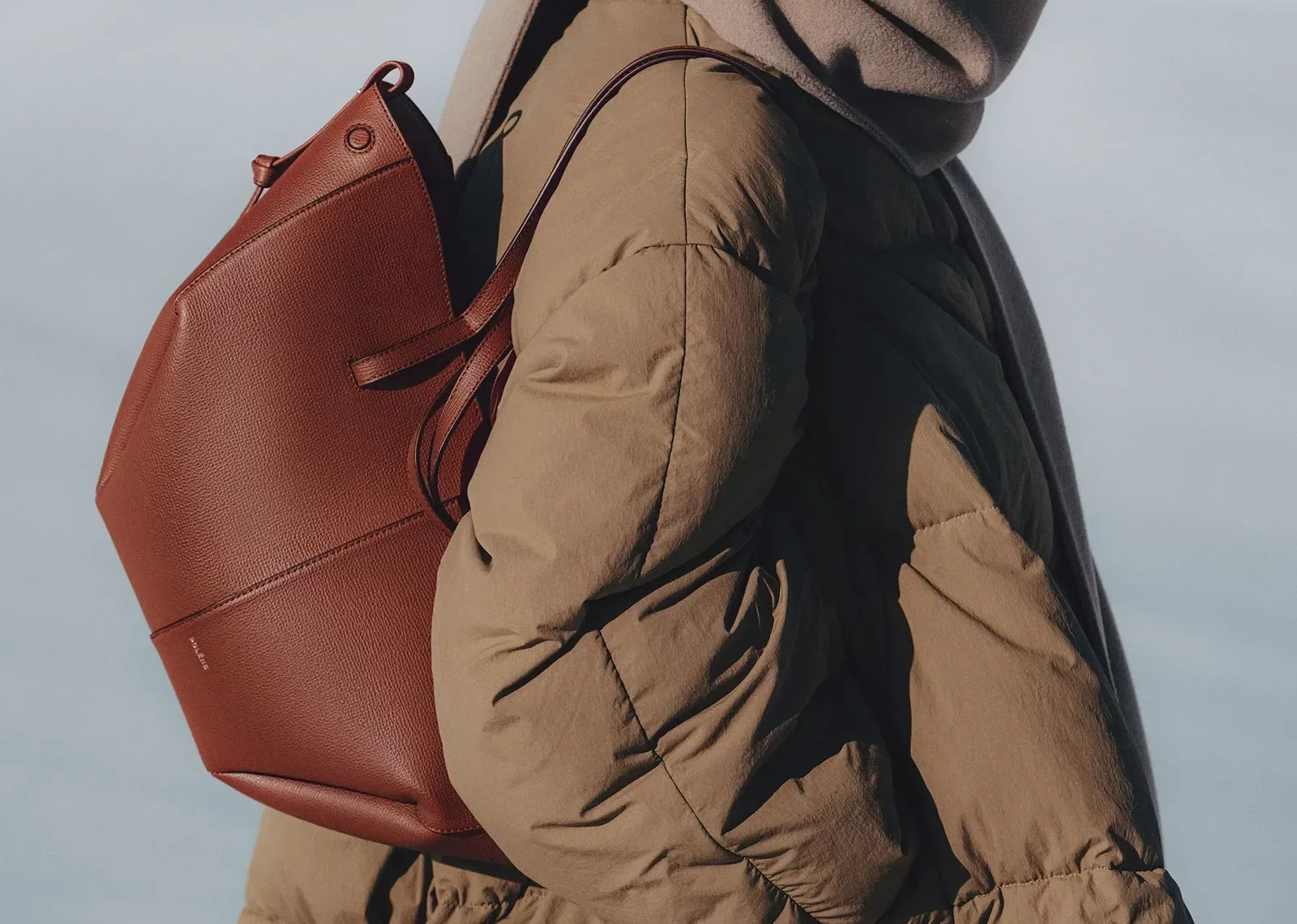 Polène Cyme Mini Edition Textured Red Clay