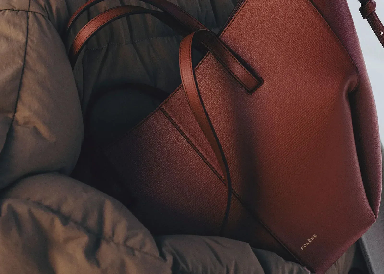 Polène Cyme Mini Edition Textured Red Clay