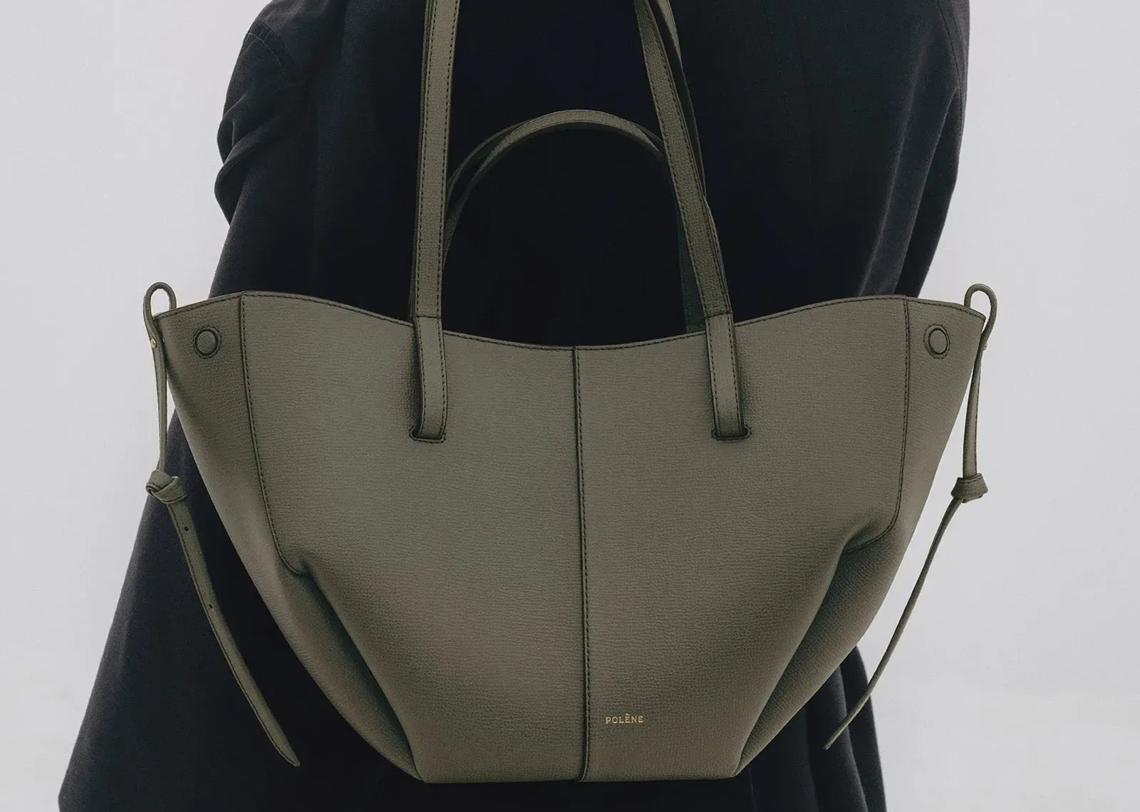 Polène Cyme Mini Edition Textured Smoky Green