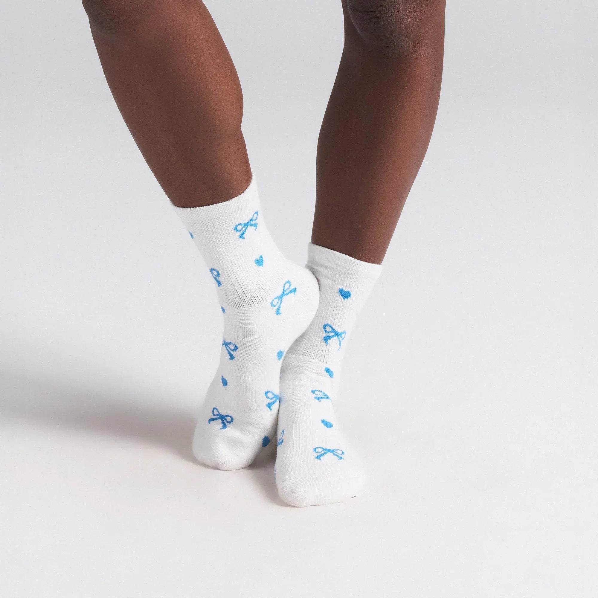SKIMS WEDDING SOCK 2-PACK | MARBLE AND CLOUD BOW PRINT - ÇORAP