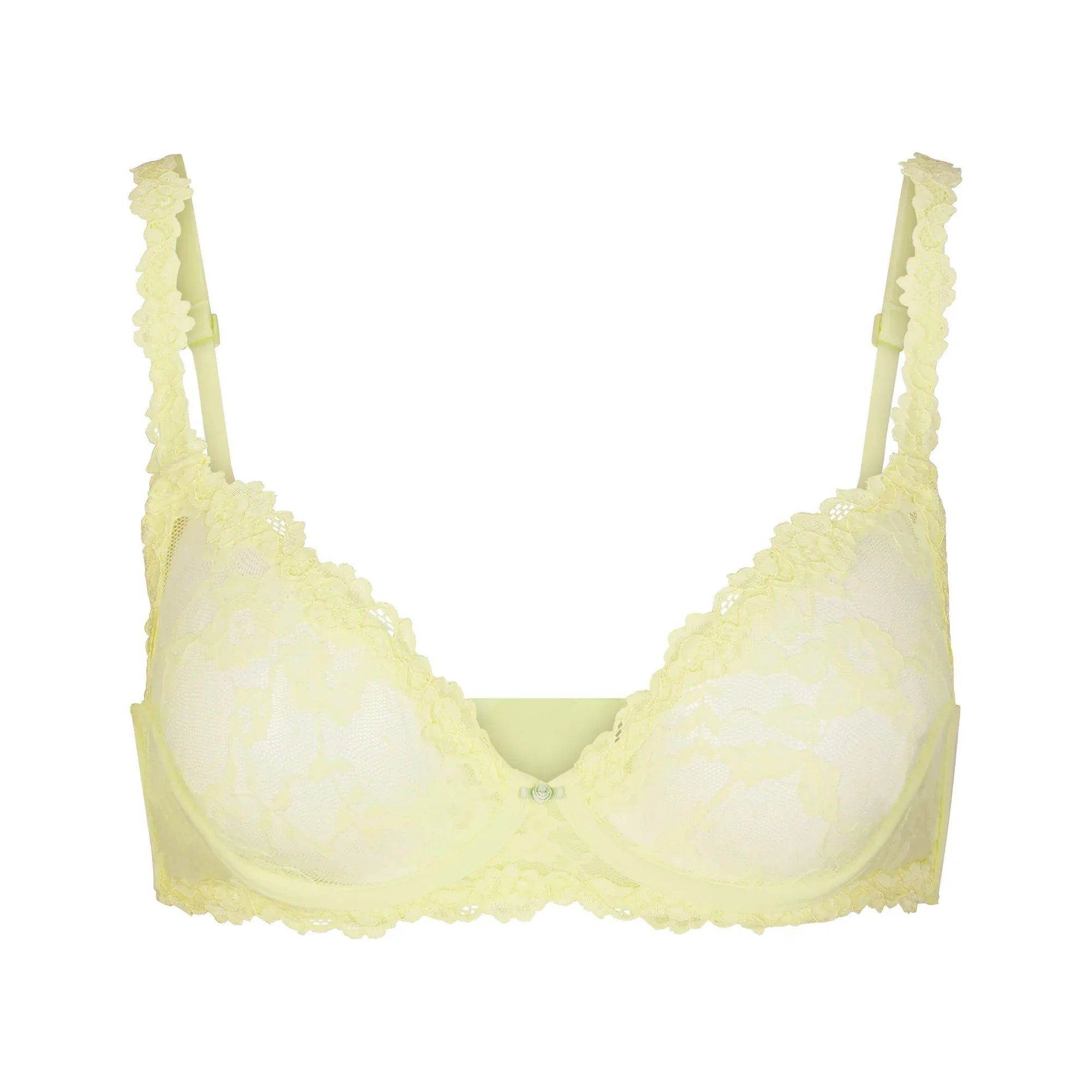 SKIMS STRETCH LACE UNLINED DEMI BRA | LEMONADE - SÜTYEN