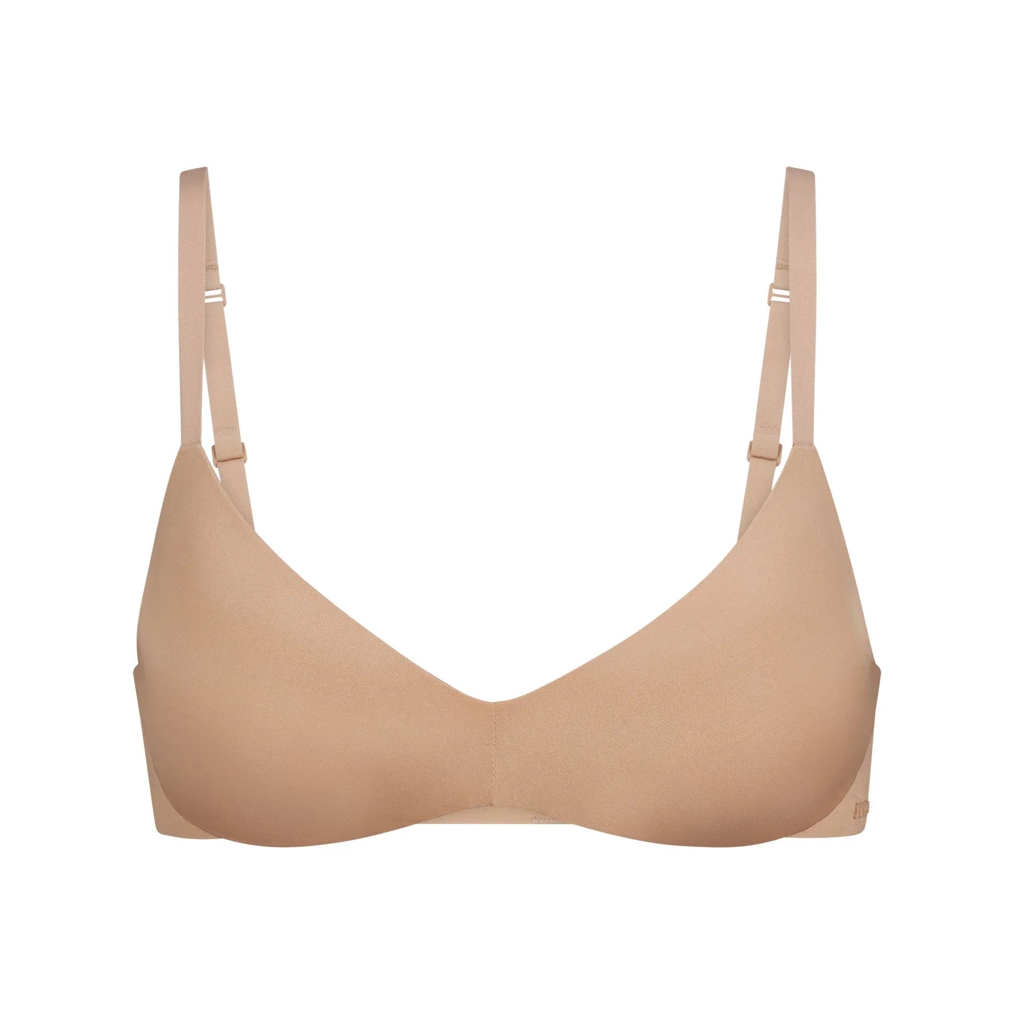 SKIMS WIRELESS FORM PUSH-UP PLUNGE BRA | CLAY - SÜTYEN