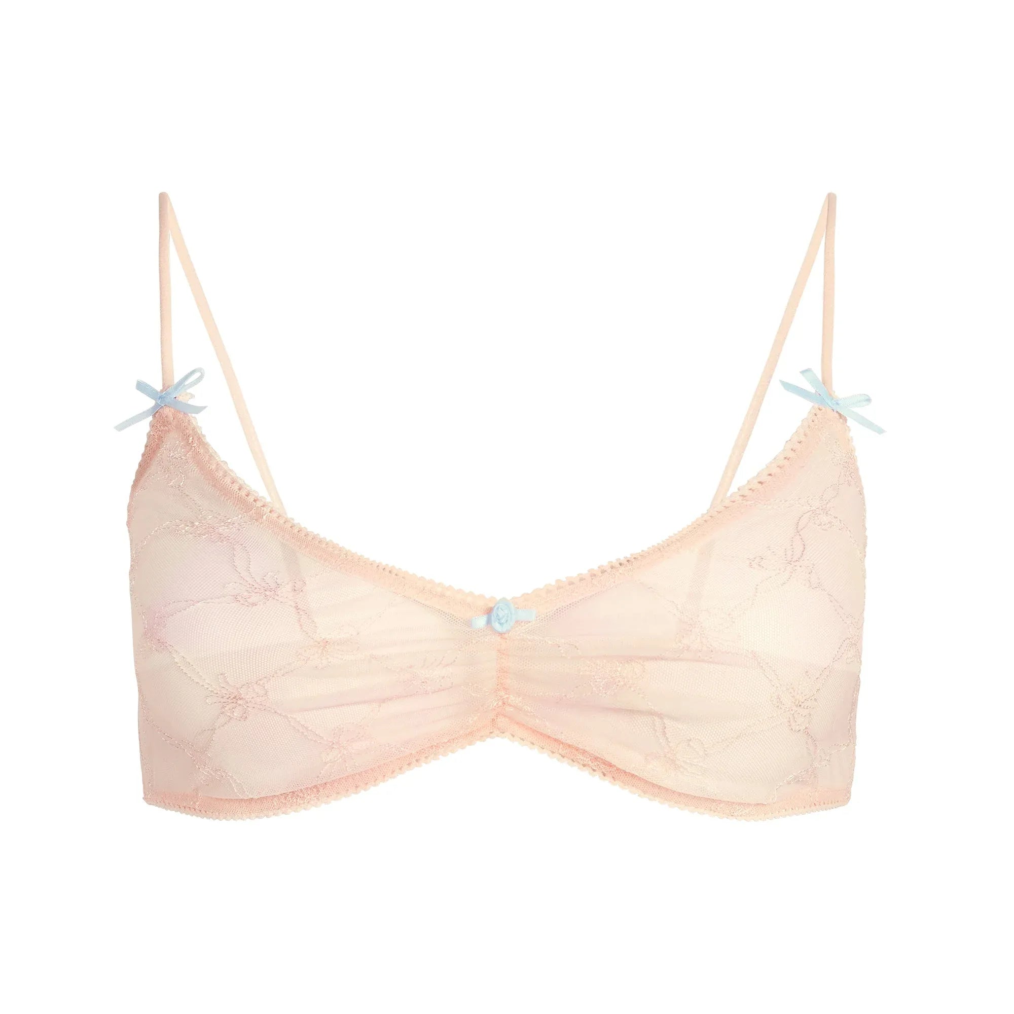 SKIMS SPRING INTIMATES SCOOP BRALETTE | PRIMROSE BOW TULLE - SÜTYEN