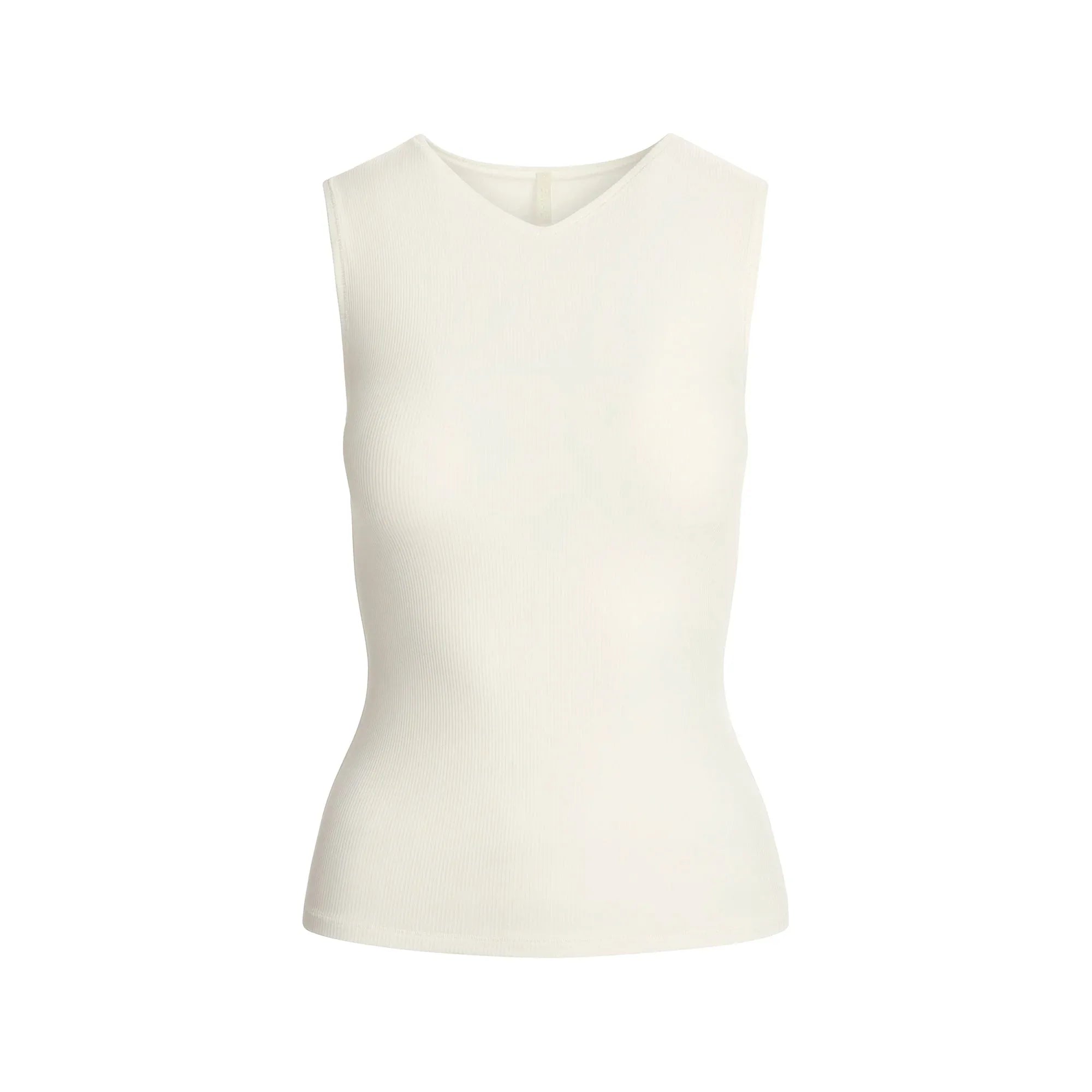 SKIMS SOFT LOUNGE V NECK TANK | MARBLE - TİŞÖRT