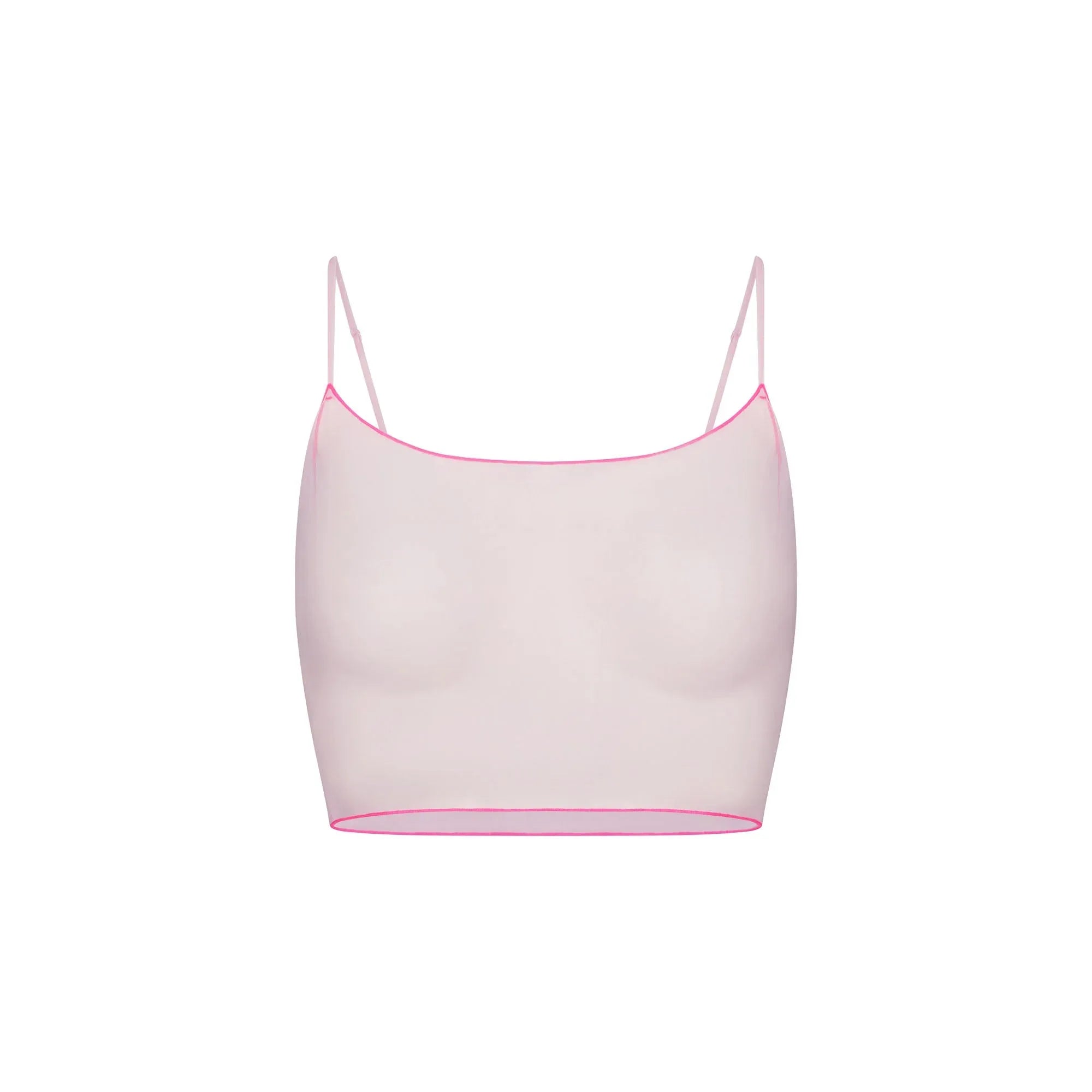 SKIMS TULLE CAMI AND BRIEF SET | CHERRY BLOSSOM CONTRAST - TAKIM