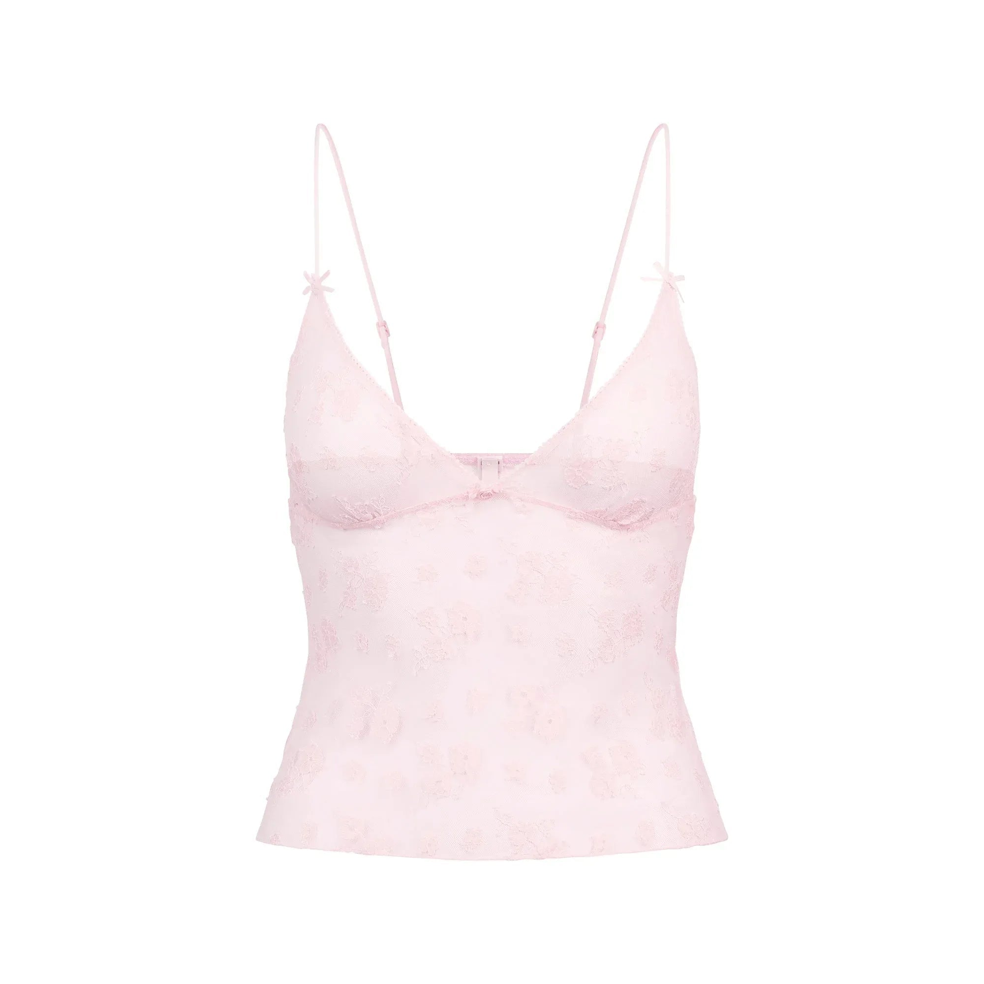 SKIMS SPRING INTIMATES TRIANGLE CAMI | CHERRY BLOSSOM TWO TONE - TİŞÖRT